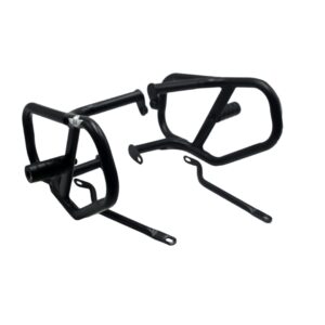 Stainless Steel Premium Crash Guard Leg Guard With Sliders For Interceptor 650 (Black)