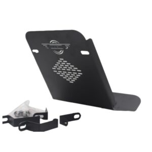 Stainless Steel Sump Guard Bash Plate Engine Guard For Royal Enfield Interceptor 650 And Continental GT 650 (Black) 