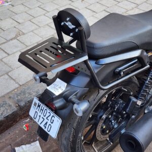Black Backrest with Luggage Rack for Harley-Davidson X440