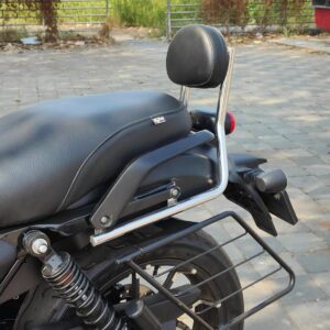 Stainless Steel Fatboy Backrest For Harley Davidson X440 (Chrome)