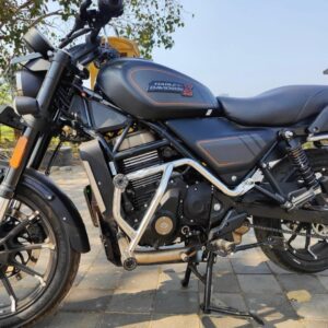 Stainless Steel Crash Guard With Sliders For Harley Davidson X440 (Chrome)