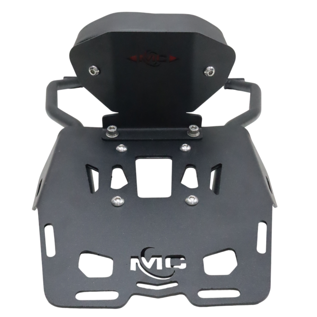 MotoCare Rally Pipe Carrier with Backrest for Royal Enfield Himalayan 450 MotoCare Rally Pipe Carrier with Backrest for Royal Enfield Himalayan 450