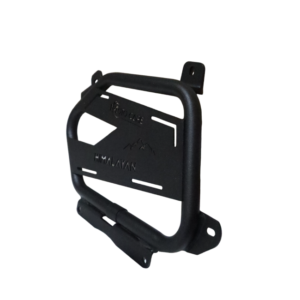 MotoCare Saddle Stay With Plate Without Footrest For Royal Enfield Himalayan 450 (Black)